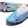 Chuteira Campo Nike Phantom GX Elite FG Azul e Branca "Blast Pack"