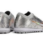 Chuteira Society Nike Air Zoom Mercurial Vapor 15 Elite TF Prata "Anniversary 25 Years Pack"