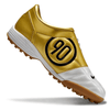 Chuteira Society Nike Total 90 TF Branca e Dourada