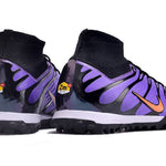 Chuteira Society Nike Air Zoom Mercurial Superfly 9 Elite TF Roxa "Air Max TN"