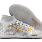 Chuteira Futsal Nike Air Zoom Mercurial Superfly 9 Elite IC Prata "Anniversary Pack"