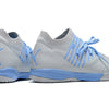 Chuteira Futsal Puma Future Z 1.3 IC Prata e Azul "Neymar Rare"