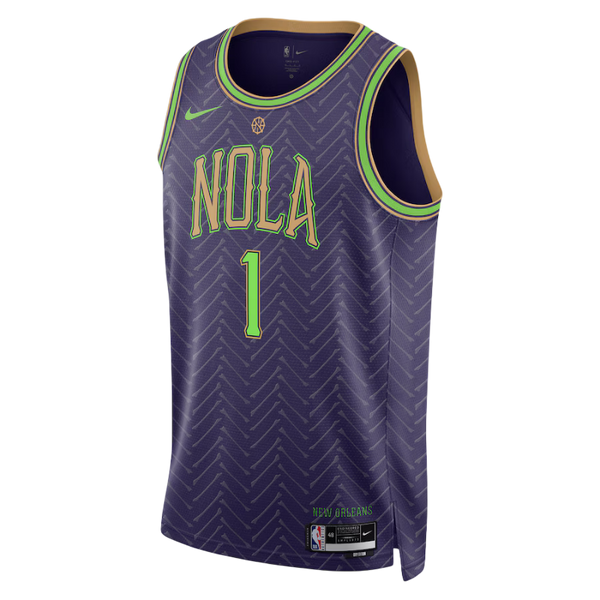 New Orleans Pelicans Nike City Edition 2024 - Roxo