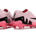 Chuteira Campo Nike Air Zoom Mercurial Vapor 15 Elite FG Rosa e Preto "Mad Brilliance Pack"
