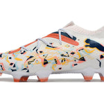 Chuteira Campo Puma Future 7 FG Branca "Creativity Pack"