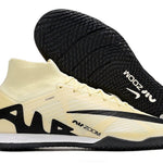 Chuteira Futsal Nike Air Zoom Mercurial Superfly 9 Elite IC Bege e Preta "Mad Ready Pack"