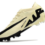 Chuteira Campo Nike Air Zoom Mercurial Vapor 15 Elite FG Bege e Preta "Mad Ready Pack"