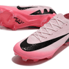 Chuteira Campo Nike Air Zoom Mercurial Vapor 15 Elite FG Rosa e Preto "Mad Brilliance Pack"