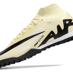 Chuteira Society Nike Air Zoom Mercurial Superfly 9 Elite TF Bege e Preta "Mad Ready Pack"