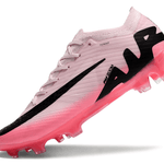 Chuteira Campo Nike Air Zoom Mercurial Vapor 15 Elite FG Rosa e Preto "Mad Brilliance Pack"