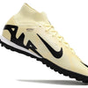 Chuteira Society Nike Air Zoom Mercurial Superfly 9 Elite TF Bege e Preta "Mad Ready Pack"