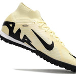 Chuteira Society Nike Air Zoom Mercurial Superfly 9 Elite TF Bege e Preta "Mad Ready Pack"