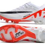 Chuteira Campo Nike Air Zoom Mercurial Vapor 15 Elite FG Branca e Vermelha "Ready Pack"