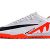 Chuteira Society Nike Air Zoom Mercurial Vapor 15 Elite TF Branca e Vermelho "Ready Pack"