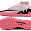 Chuteira Society Nike Air Zoom Mercurial Superfly 9 Elite TF Rosa e Preto "Mad Brilliance Pack"