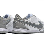 Chuteira Futsal Nike Tiempo Legend 9 Elite Branca e Cinza "Focus"