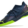 Chuteira Futsal Puma Future Z 1.3 IC Azul e Verde "Fatest Pack"