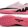 Chuteira Society Nike Air Zoom Mercurial Vapor 15 TF Rosa e Preto "Mad Brilliance Pack"