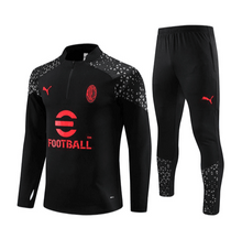 Camiseta con media cremallera del AC Milan