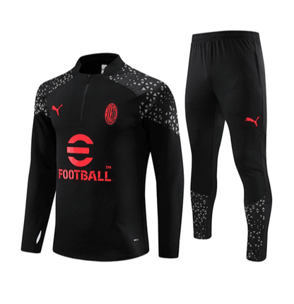 Camiseta con media cremallera del AC Milan