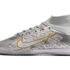 Chuteira Futsal Nike Air Zoom Mercurial Superfly 9 Elite IC Prata "Anniversary Pack"