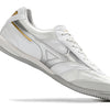 Chuteira Futsal Mizuno Morelia Sala IC Branca e Prata "Beta Shining"