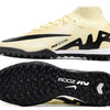 Chuteira Society Nike Air Zoom Mercurial Superfly 9 Elite TF Bege e Preta "Mad Ready Pack"
