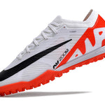 Chuteira Society Nike Air Zoom Mercurial Vapor 15 Elite TF Branca e Vermelho "Ready Pack"