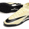 Chuteira Society Nike Air Zoom Mercurial Superfly 9 Elite TF Bege e Preta "Mad Ready Pack"