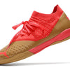 Chuteira Futsal Puma Future Z 1.3 IC Dourada e Laranja "Neymar Dream Chaser"