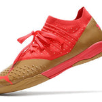 Chuteira Futsal Puma Future Z 1.3 IC Dourada e Laranja "Neymar Dream Chaser"