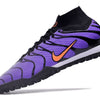 Chuteira Society Nike Air Zoom Mercurial Superfly 9 Elite TF Roxa "Air Max TN"