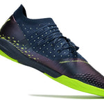 Chuteira Futsal Puma Future Z 1.3 IC Azul e Verde "Fatest Pack"