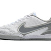 Chuteira Futsal Nike Tiempo Legend 9 Elite Branca e Cinza "Focus"