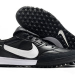 Chuteira Society Nike Premier 3 TF Preta e Branca