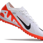 Chuteira Society Nike Air Zoom Mercurial Vapor 15 Elite TF Branca e Vermelho "Ready Pack"