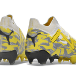 Chuteira Campo Puma Future Ultimate FG Amarela e Cinza "Voltage Pack"