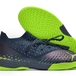 Chuteira Futsal Puma Future Z 1.3 IC Azul e Verde "Fatest Pack"