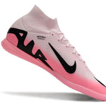 Chuteira Futsal Nike Air Zoom Mercurial Superfly 9 Elite IC Rosa e Preto "Mad Brilliance Pack"
