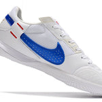 Chuteira Futsal Nike StreetGato IC Branca e Azul