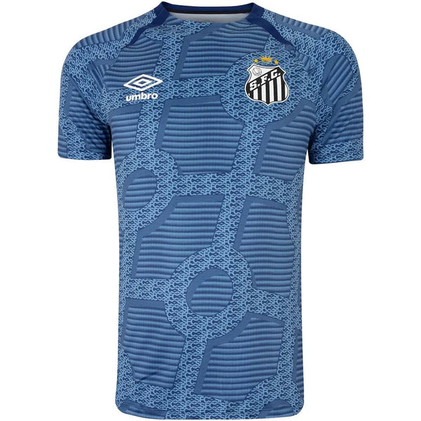 Camiseta prepartido del Santos 24/25 - Azul