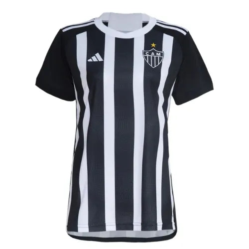Camiseta local del Atlético Mineiro 24/25 para mujer - Blanco y negro