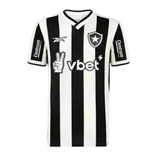 Camiseta local del Botafogo 24/25 - Blanco y negro - Con patrocinio de vBet