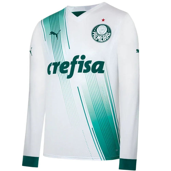 Camiseta de manga larga de visitante del Palmeiras 23/24 - Blanca