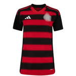 Camiseta local CRF 25/26 para mujer - Negra y roja