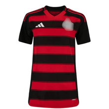 Camiseta local CRF 25/26 para mujer - Negra y roja