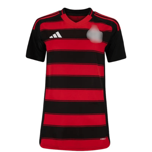 Camiseta local CRF 25/26 para mujer - Negra y roja