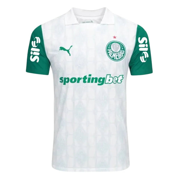 Camiseta de visitante del Palmeiras 25/26 - Blanca con patrocinios