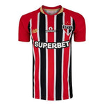 Camiseta São Paulo segunda 25/26 roja y negra