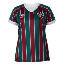 Camiseta local del Fluminense 23/24 para mujer - Vino y verde